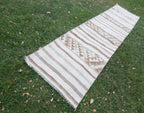 Vintage Herki Kilim Yolluk 84 x 337 cm