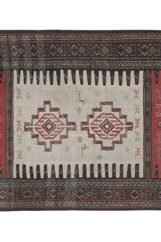 Vintage Sumak Kilim 107 x 185 cm