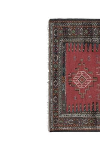 Vintage Sumak Kilim 107 x 185 cm