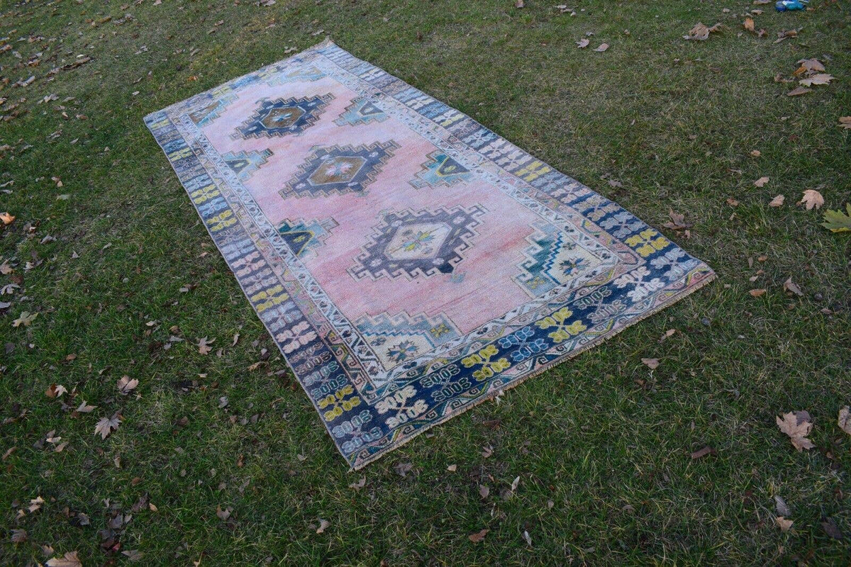 Vintage Kafkas Halı Yolluk 135 x 330 cm
