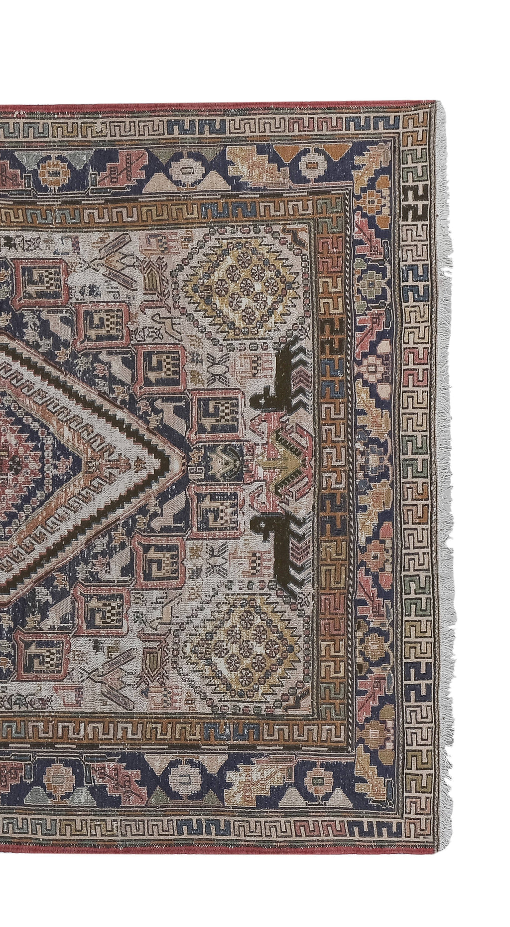 Vintage Sumak Kilim 111 x 204 cm