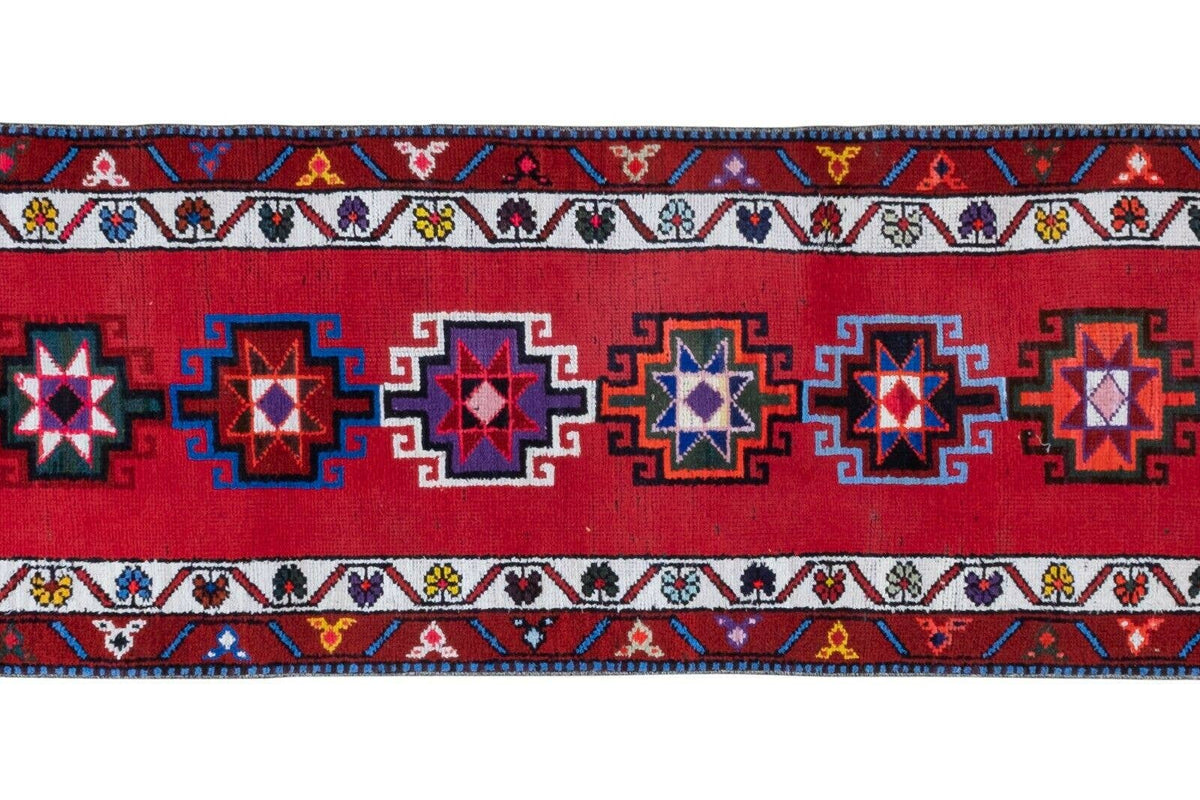 Vintage Herki Halı Yolluk 77 x 375 cm