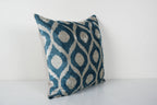 İpek Ikat Kadife Kırlent Kılıfı 58 x 58 cm