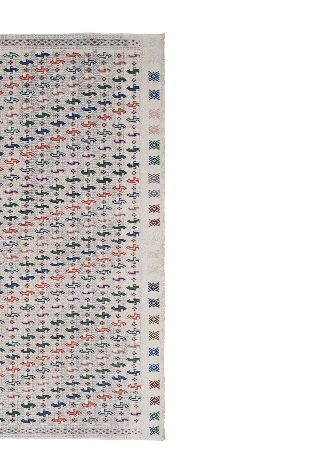 Vintage El İşlemesi Halı 175 x 238 cm