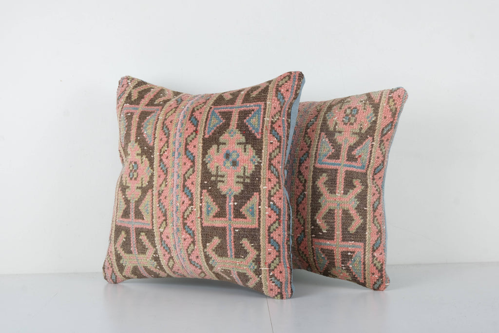 Halı Kırlent Kılıfı 2'li Set 45 x 45 cm