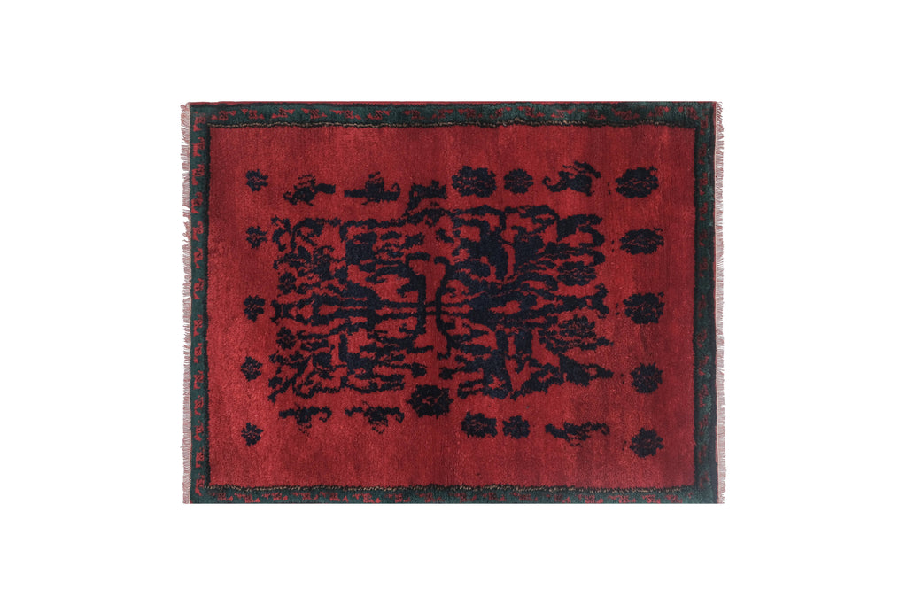 Vintage Türk Tulu Halı 105 x 139 cm