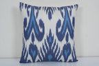 İpek Ikat Kadife Kırlent Kılıfı 35 x 35 cm