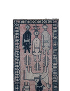 Vintage Türk Halı Yolluk 104 x 320 cm