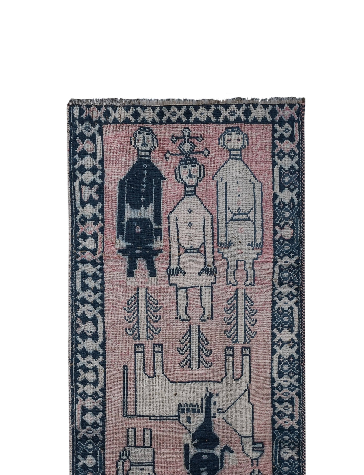 Vintage Türk Halı Yolluk 104 x 320 cm