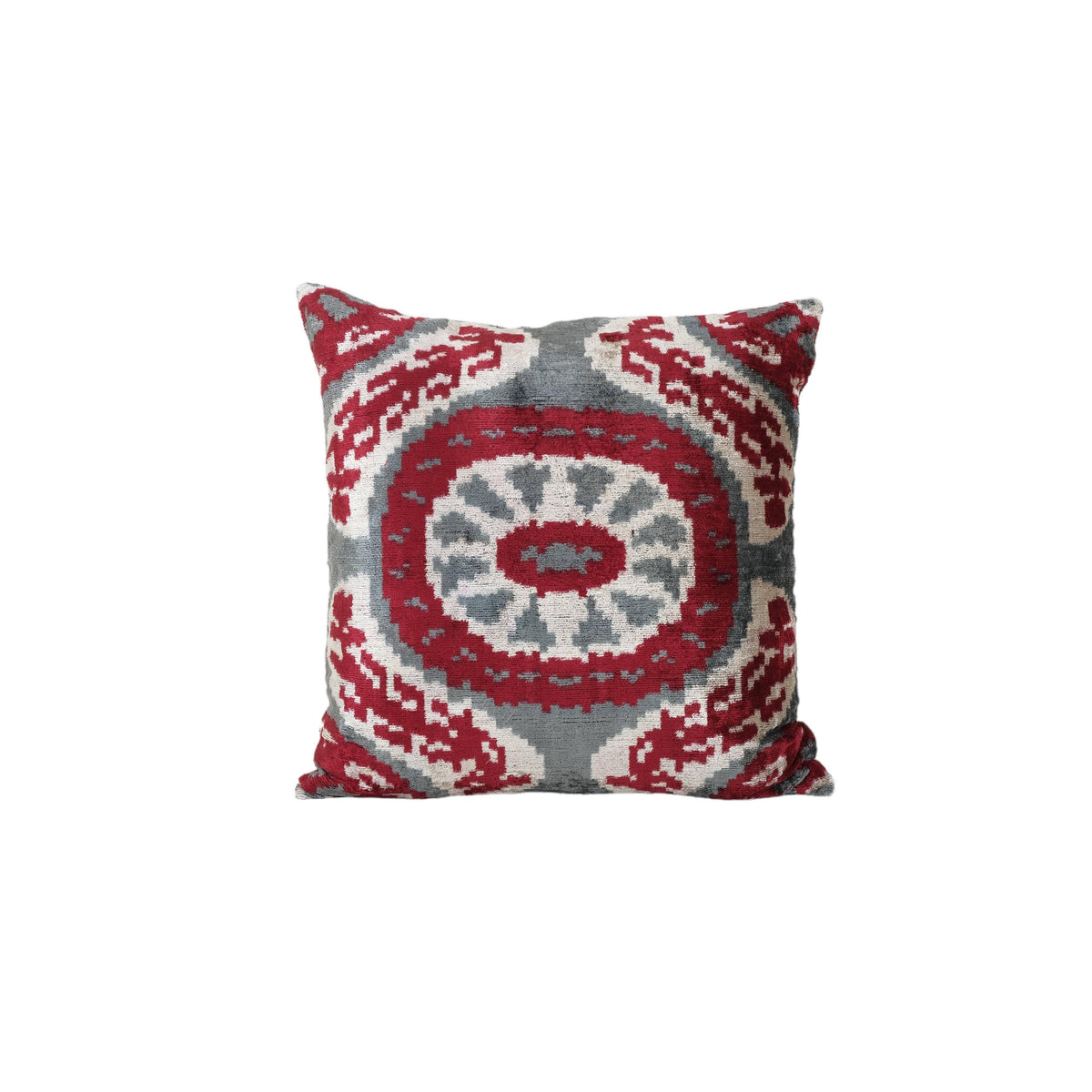 İpek Ikat Kadife Kırlent Kılıfı 60 x 60 cm