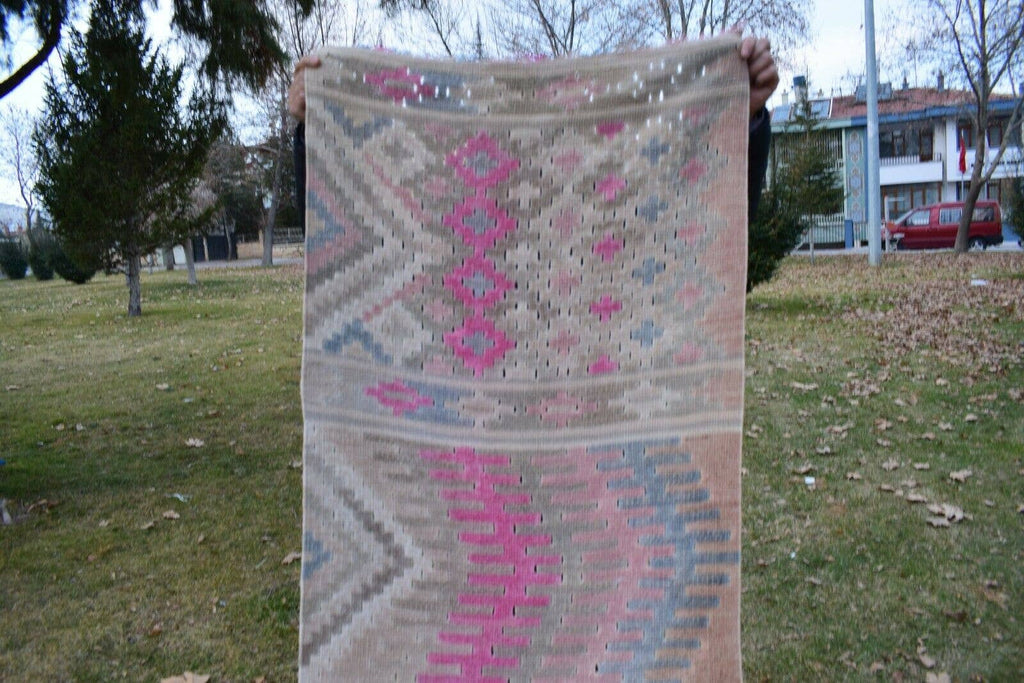 Vintage Kilim Yolluk 70 x 380 cm