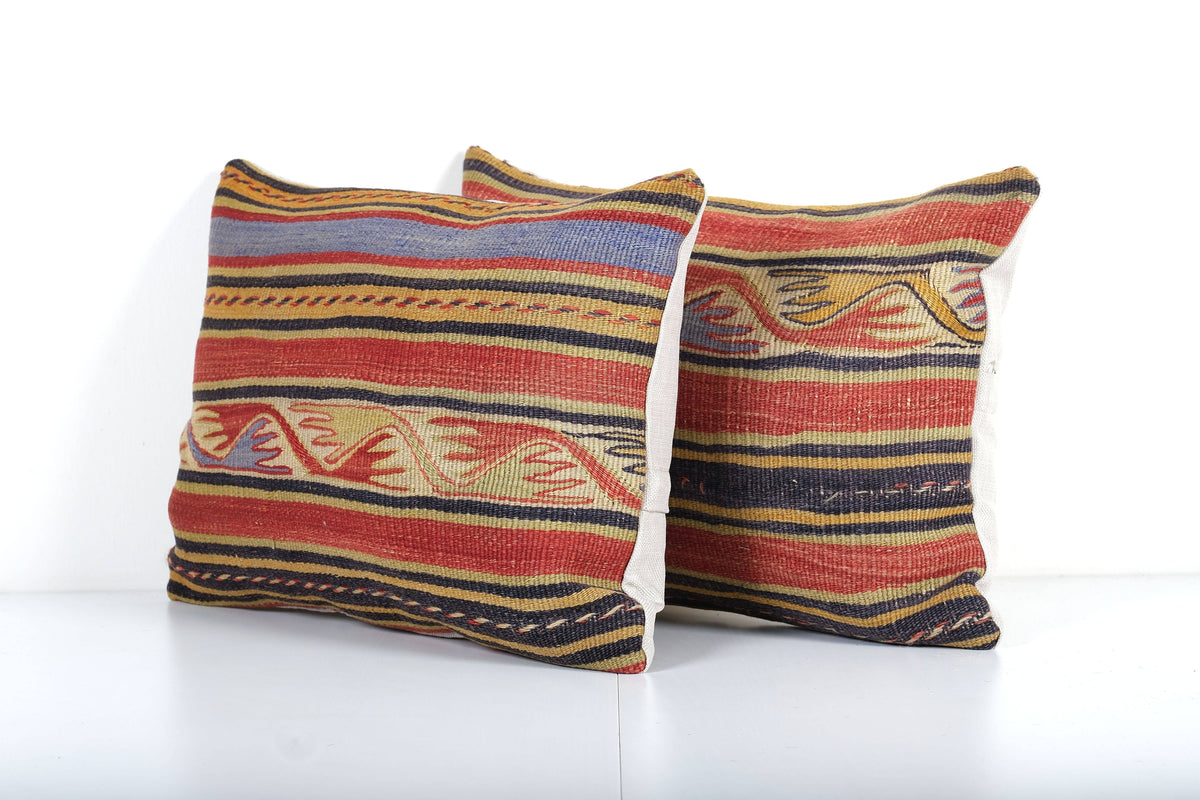 Kilim Kırlent Kılıfı 2'li Set 35 x 50 cm
