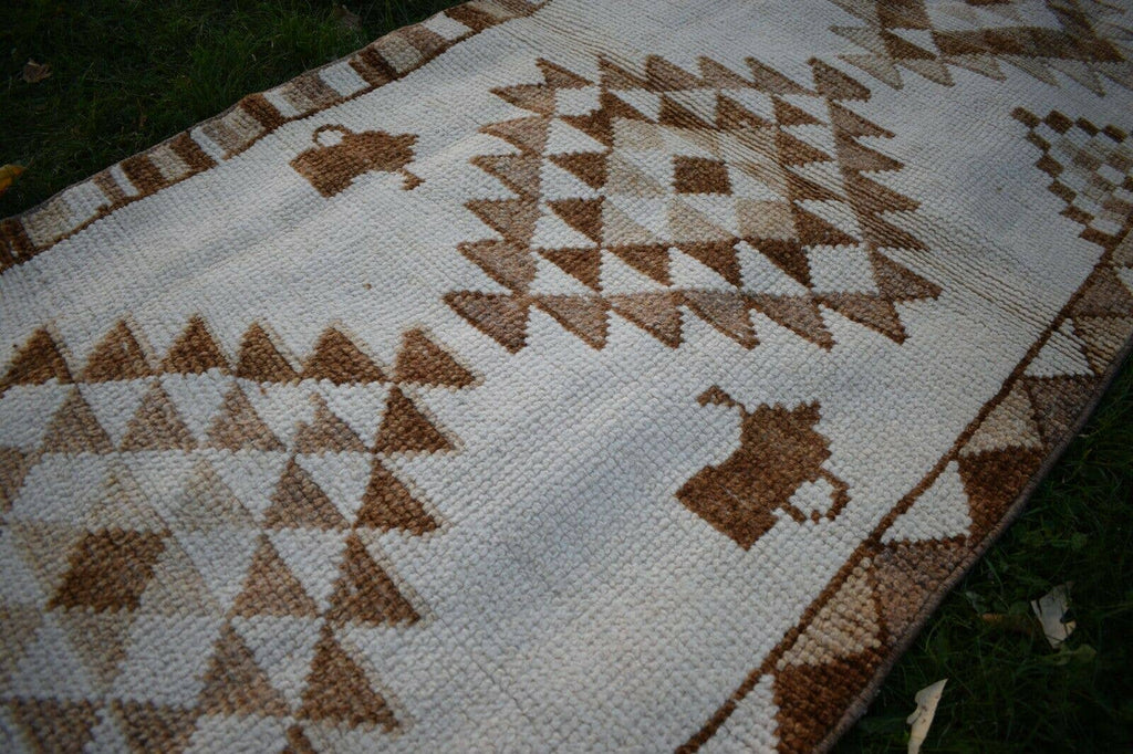 Vintage Herki Halı Yolluk 90 x 404 cm