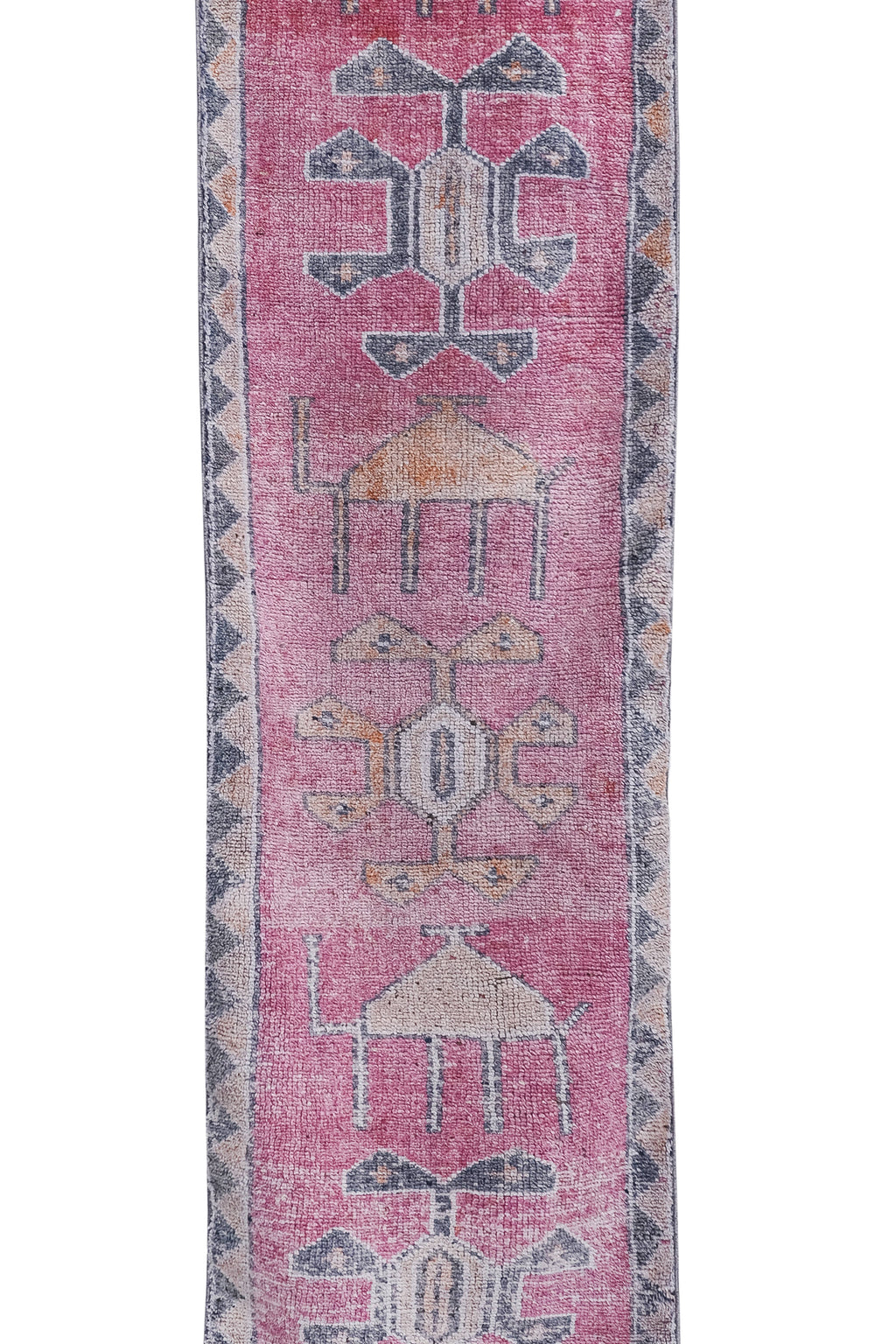 Vintage Herki Halı Yolluk 89 x 325 cm