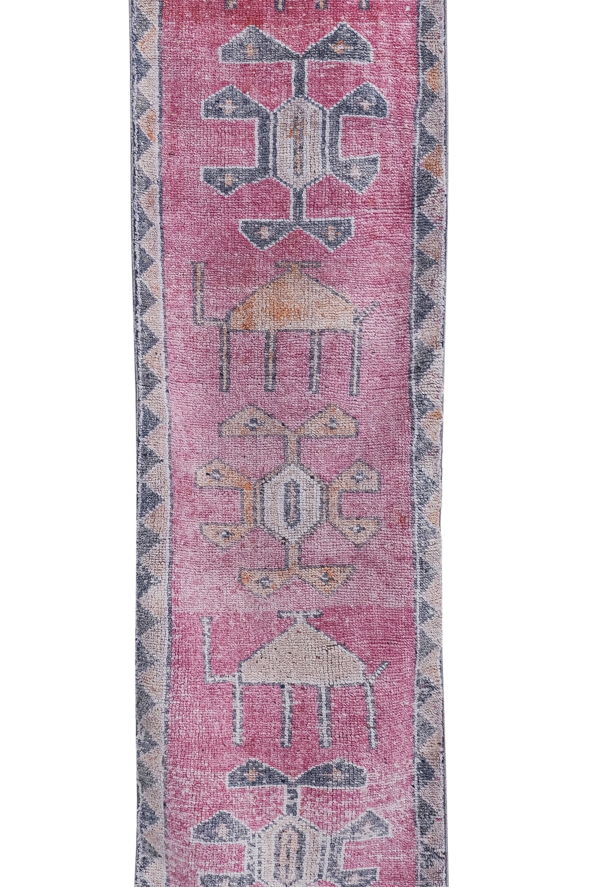 Vintage Herki Halı Yolluk 89 x 325 cm
