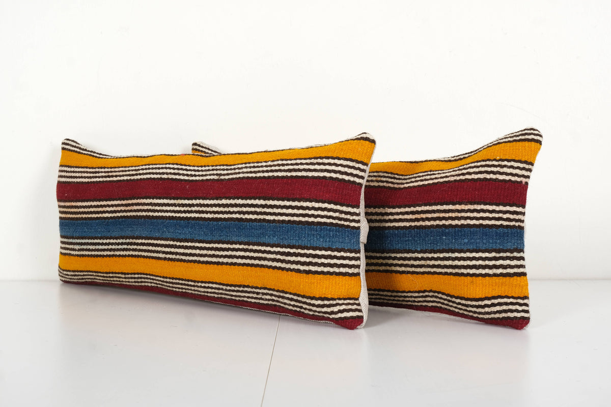 Kilim Kırlent Kılıfı 2'li Set 20 x 50 cm
