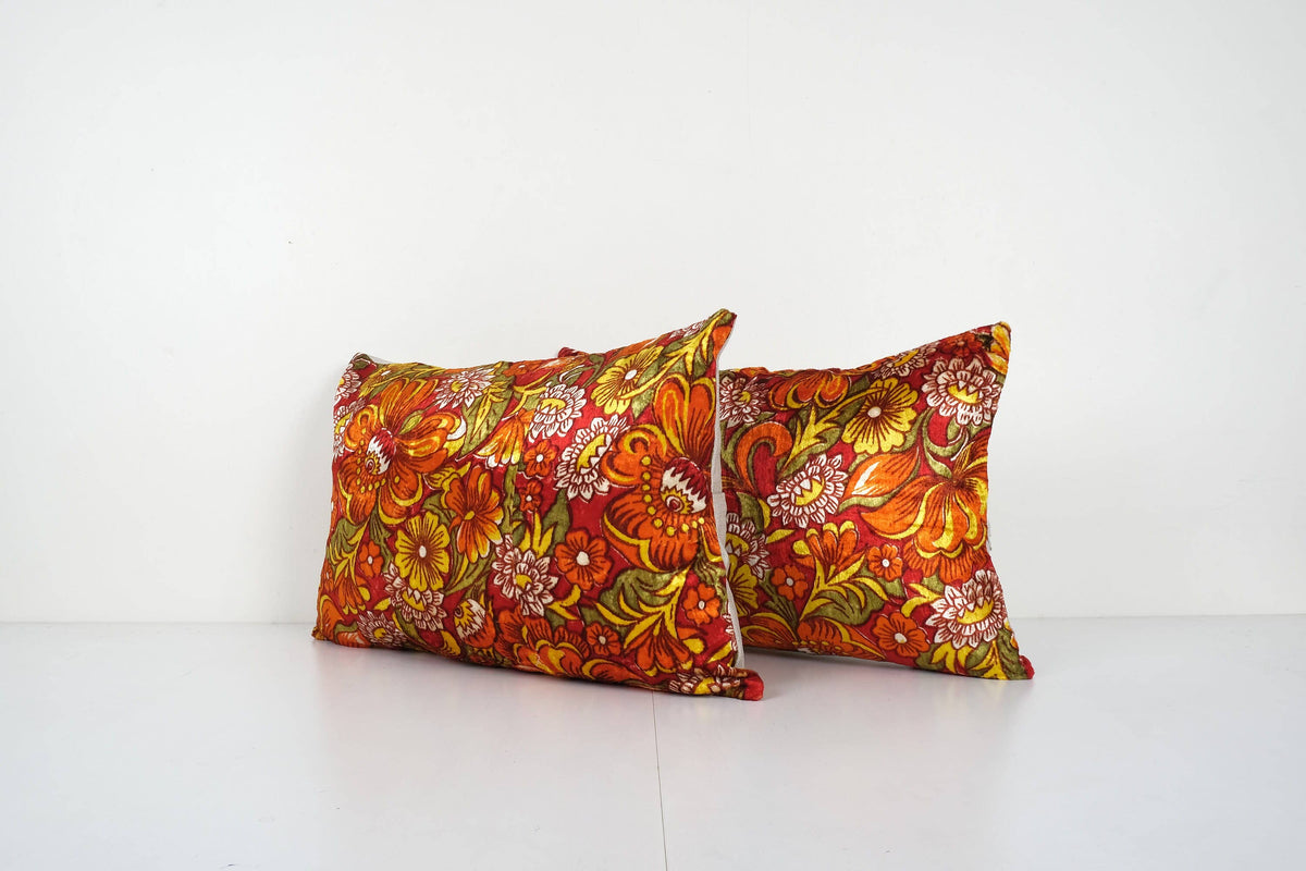 Kilim Kırlent Kılıfı 2'li Set 40 x 60 cm