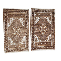 Vintage Türk Yastık Halı 2'li Set 53 x 90 cm