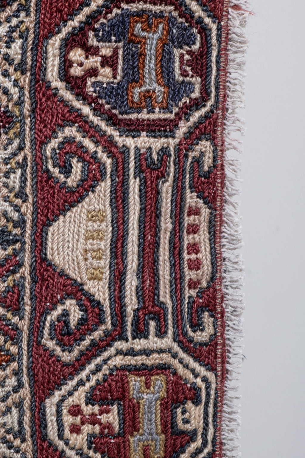 Vintage El İşlemesi Yastık Halı 108 x 145 cm