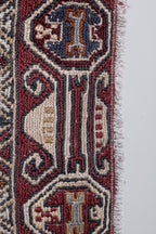 Vintage El İşlemesi Yastık Halı 108 x 145 cm