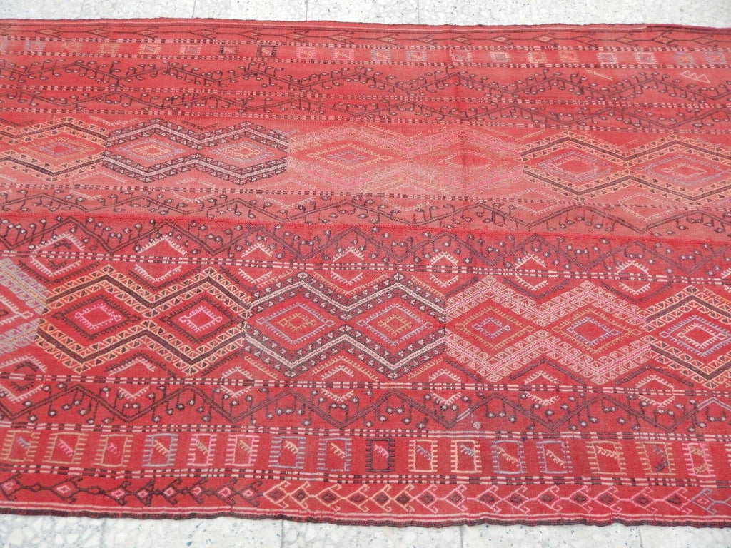 Vintage Konya Kilim Yolluk 116 x 353 cm