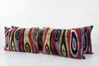 İpek Ikat Kadife Kırlent Kılıfı 3'li Set 40 x 60 cm