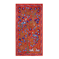 Tavus Kuşu Desenli Suzani Duvar Örtüsü 103 x 185 cm