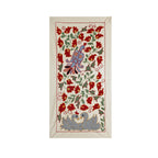 Kuş Desenli Suzani Duvar Örtüsü 50 x 92 cm