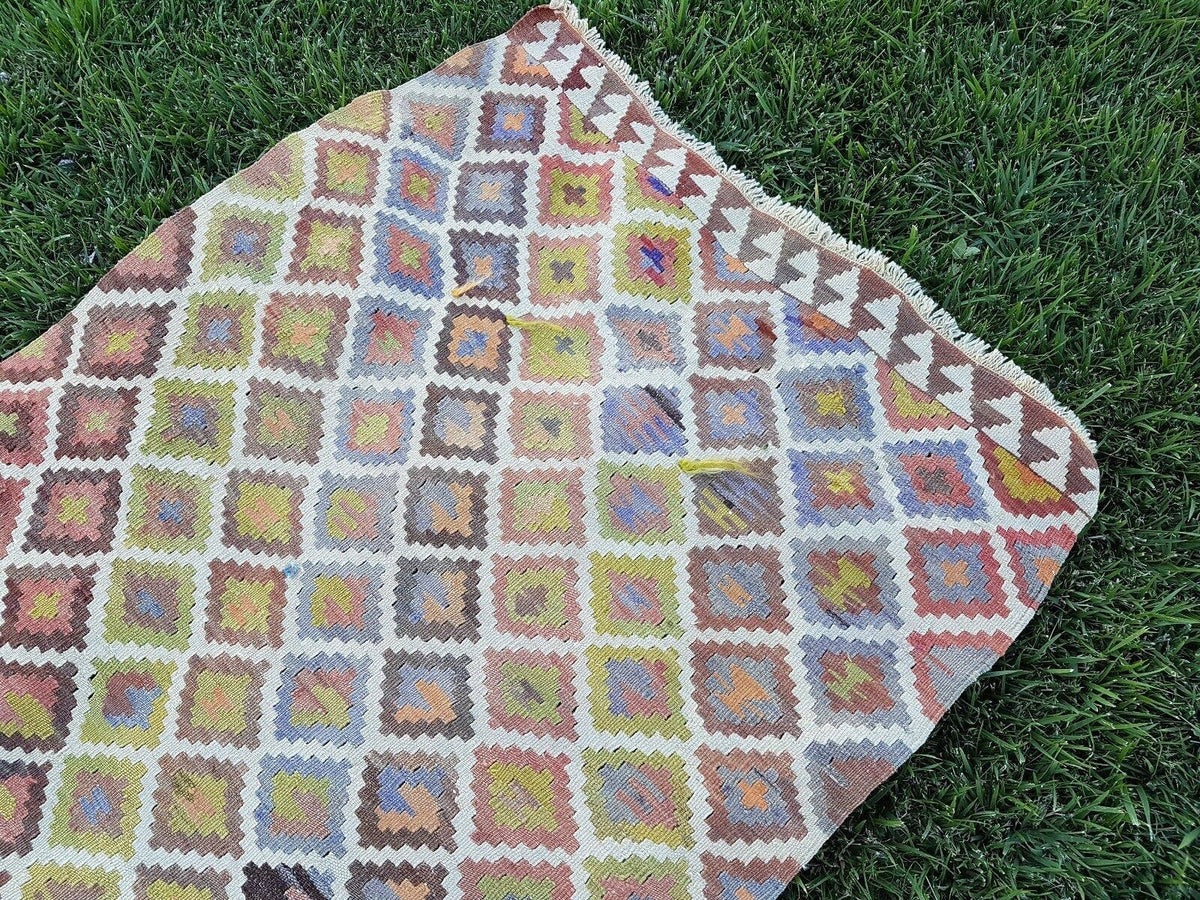 Vintage Türk Halı Yolluk 100 x 495 cm