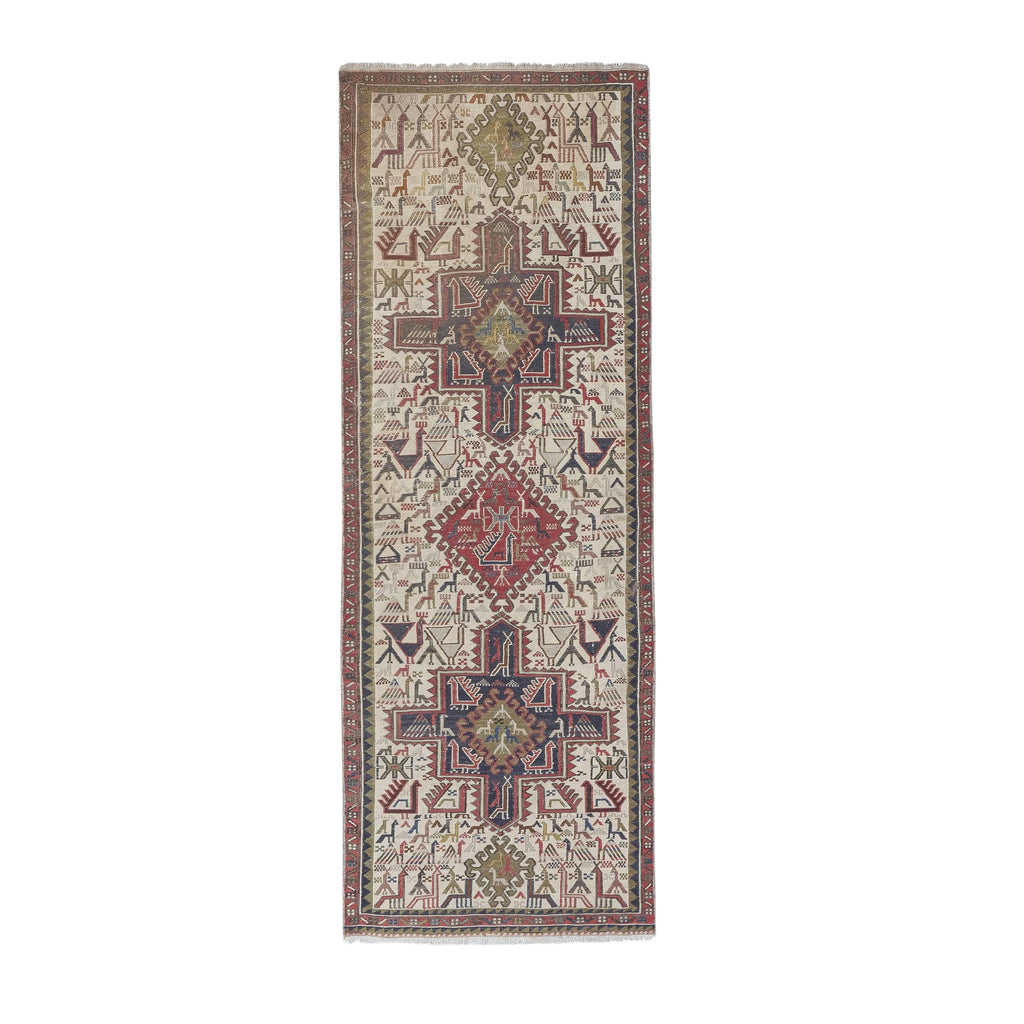 Vintage Sumak Kilim 72 x 194 cm