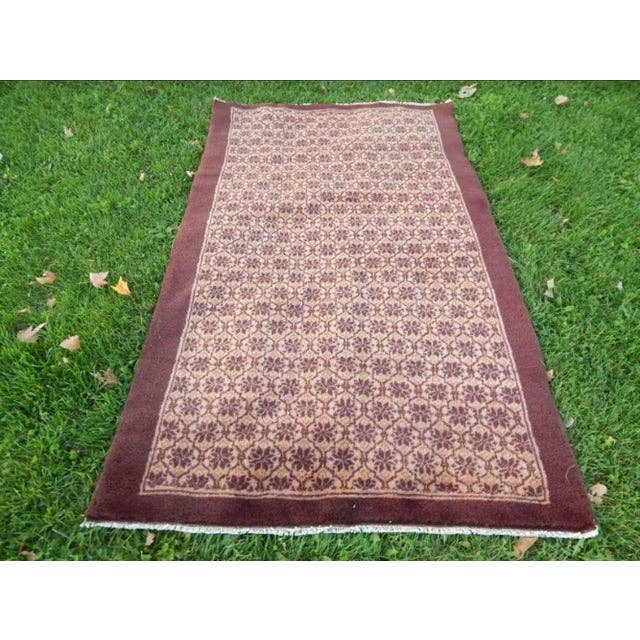 Vintage Türk Tulu Halı 115 x 188 cm