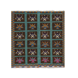 Vintage Türk Tulu Halı 125 x 140 cm