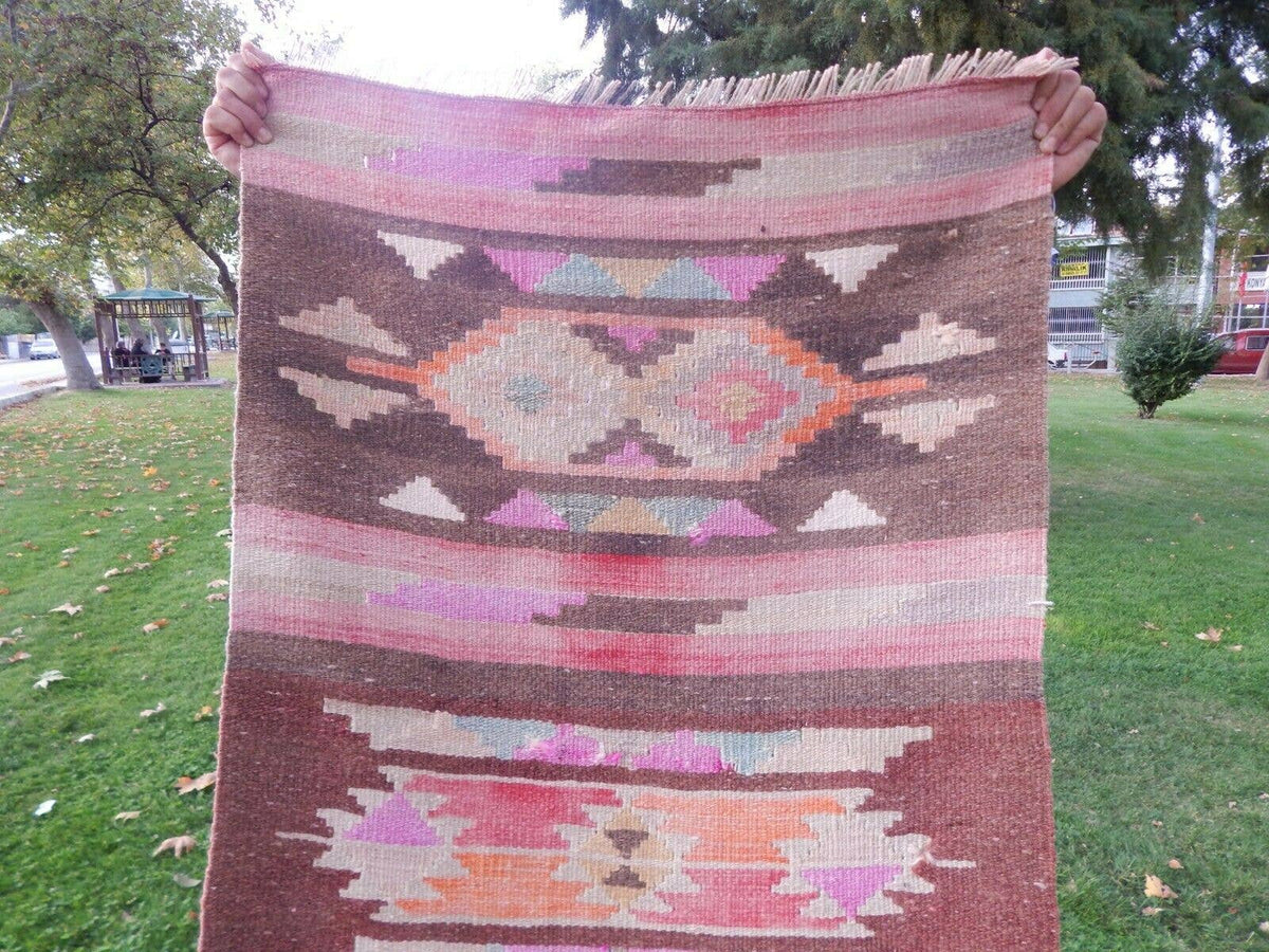 Vintage Kürt Kilim Yolluk 78 x 298 cm