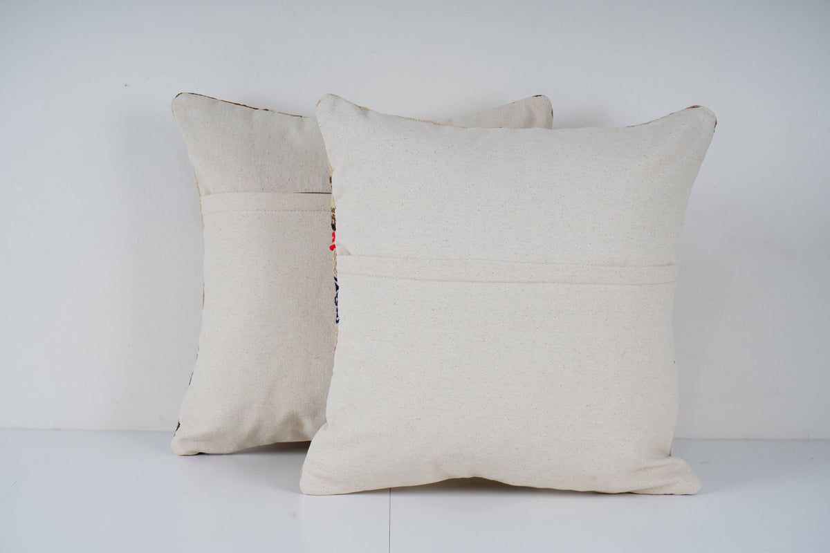 Kilim Kırlent Kılıfı 2'li Set 50 x 50 cm