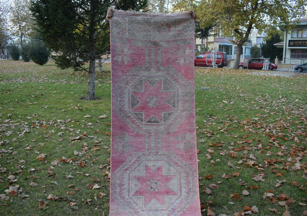 Vintage Herki Halı Yolluk 79 x 398 cm