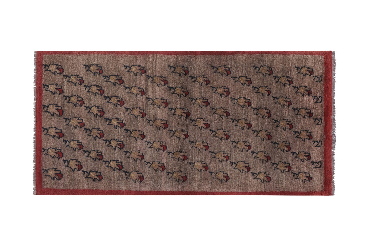 Vintage Türk Tulu Halı 110 x 210 cm