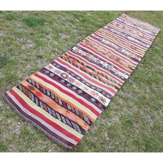 Vintage Kilim Yolluk 79 x 295 cm