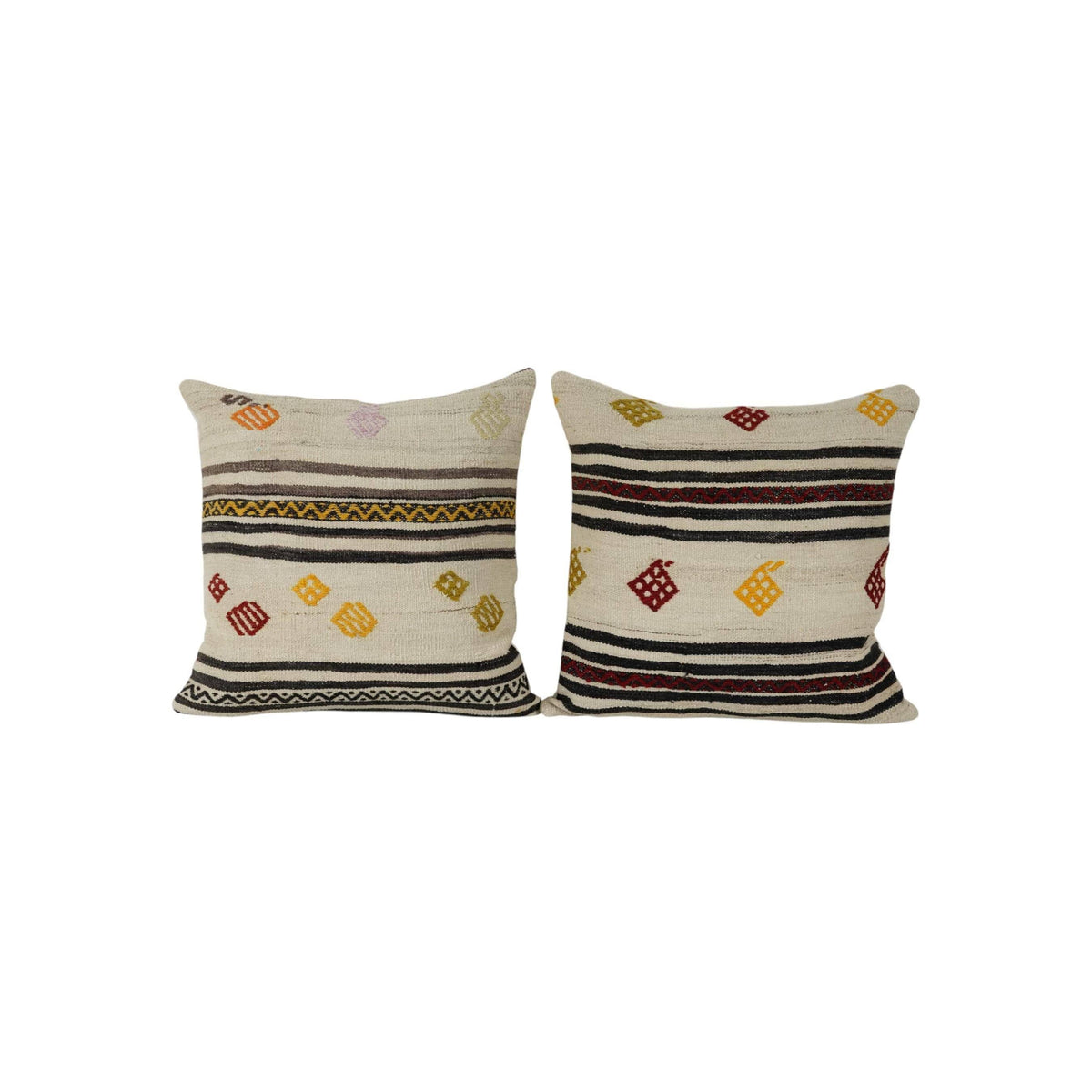 Kilim Kırlent Kılıfı 2'li Set 60 x 60 cm