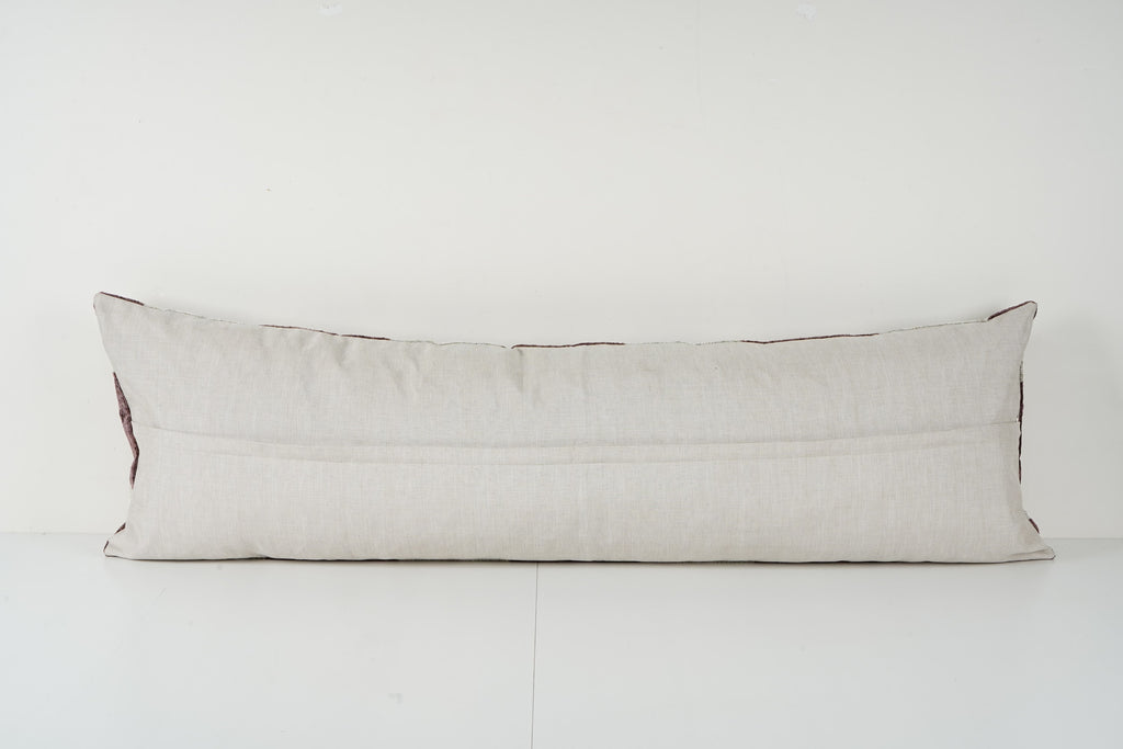 İpek Ikat Kadife Kırlent Kılıfı 40 x 125 cm