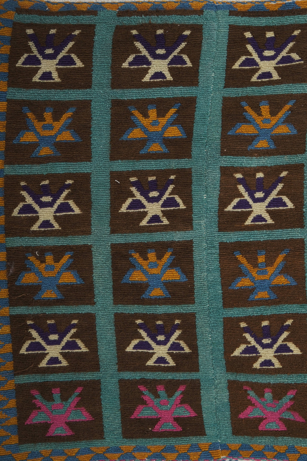 Vintage Türk Tulu Halı 125 x 140 cm