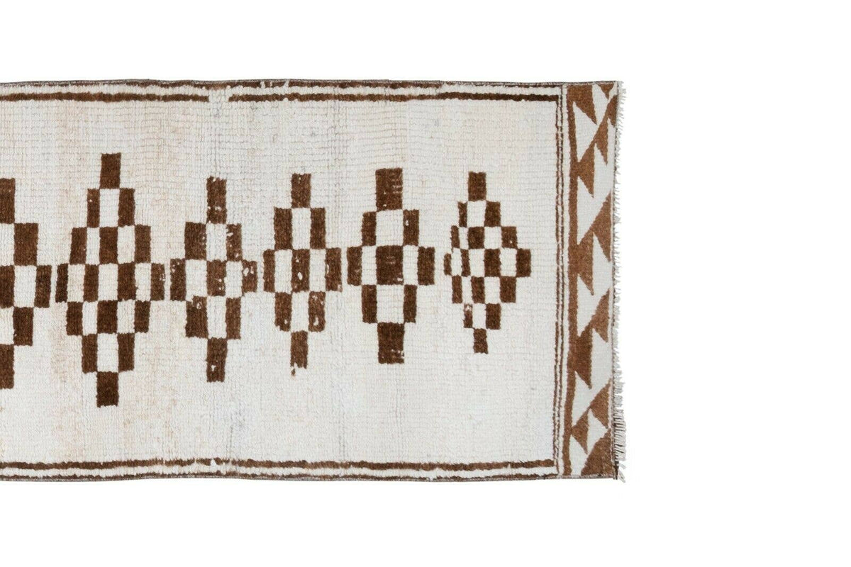 Vintage Kürt Halı Yolluk 83 x 338 cm