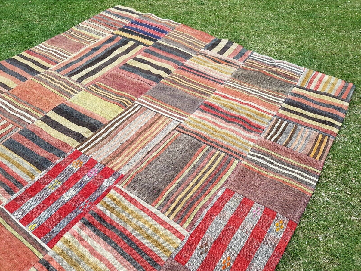 Vintage Patchwork Kilim 215 x 300 cm