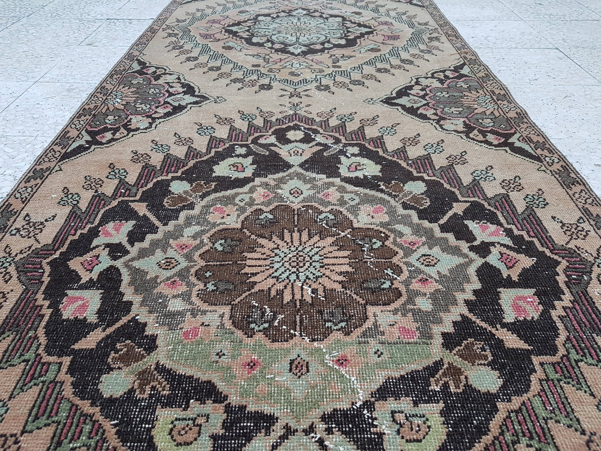 Vintage Uşak Yolluk 107 x 384 cm