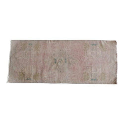 Vintage Türk Halı 47 x 113 cm