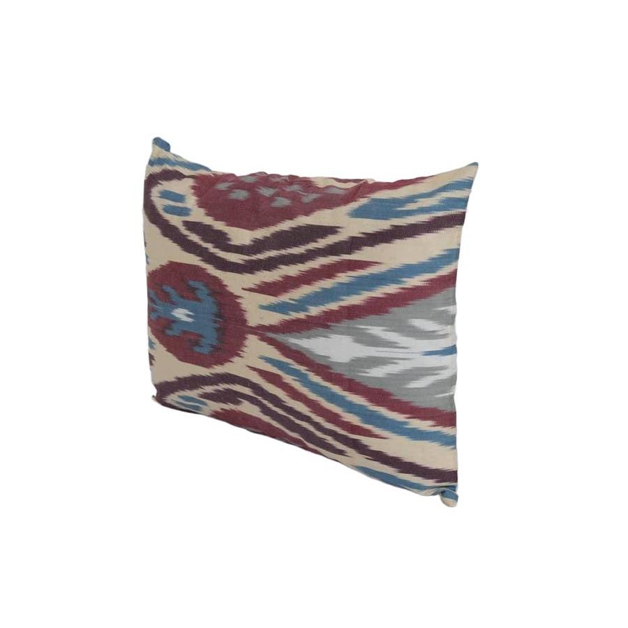 İpek Ikat Kadife Kırlent Kılıfı 30 x 45 cm