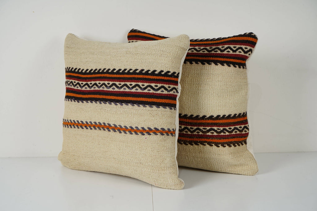 Kilim Kırlent Kılıfı 2'li Set 45 x 45 cm