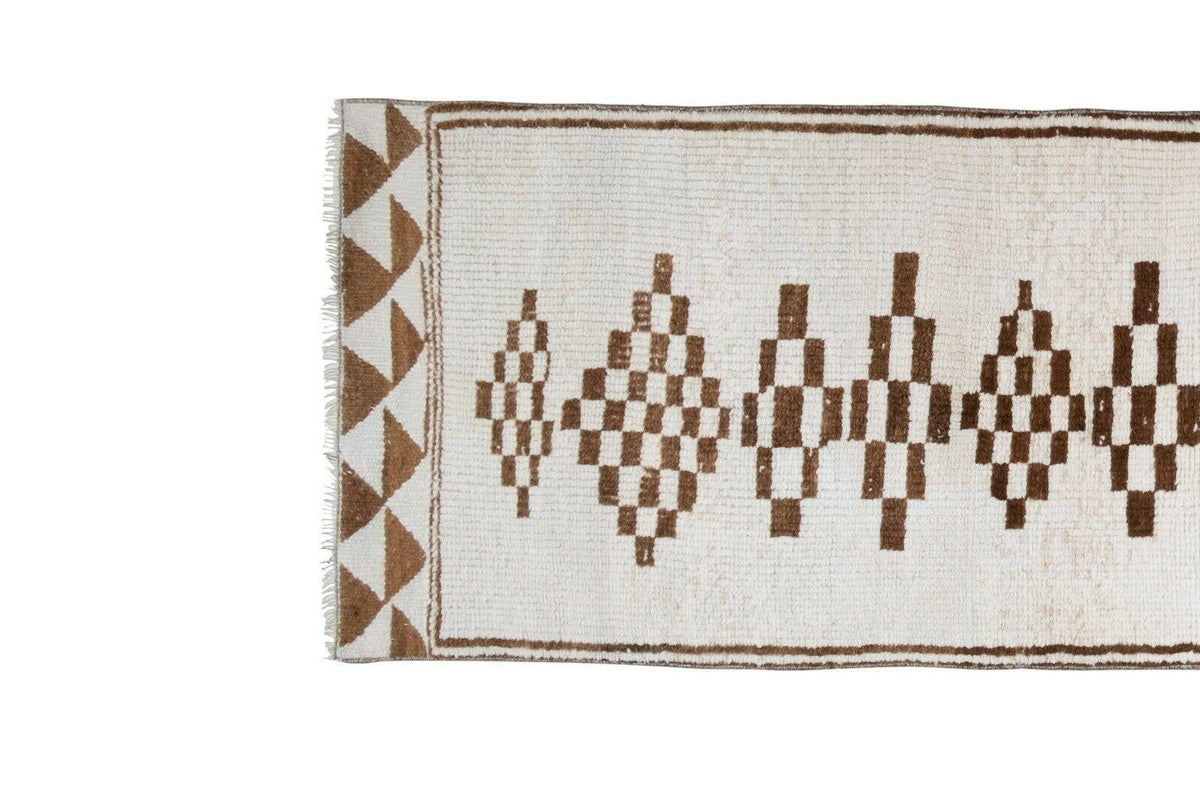 Vintage Kürt Halı Yolluk 83 x 338 cm