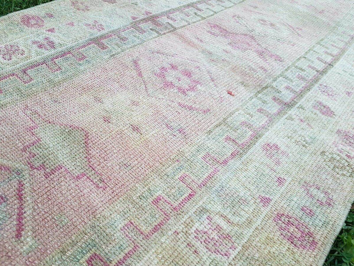 Vintage Kürt Halı Yolluk 85 x 397 cm