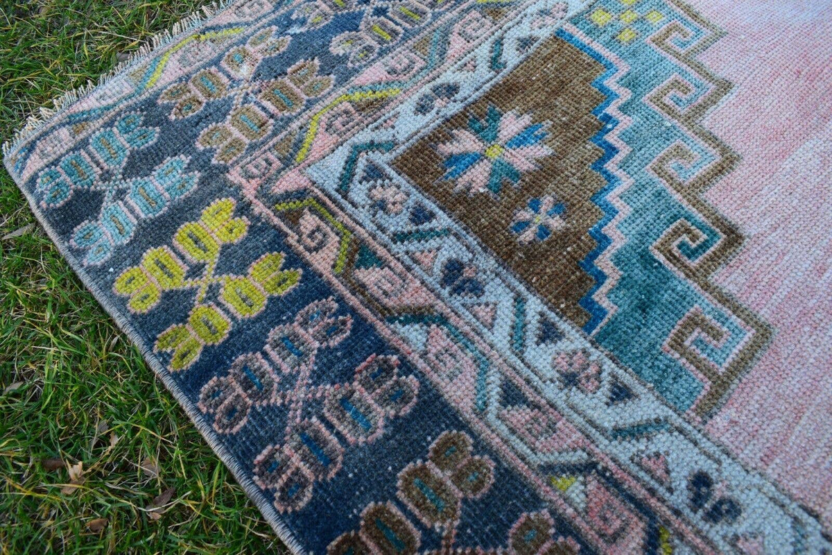 Vintage Kafkas Halı Yolluk 135 x 330 cm