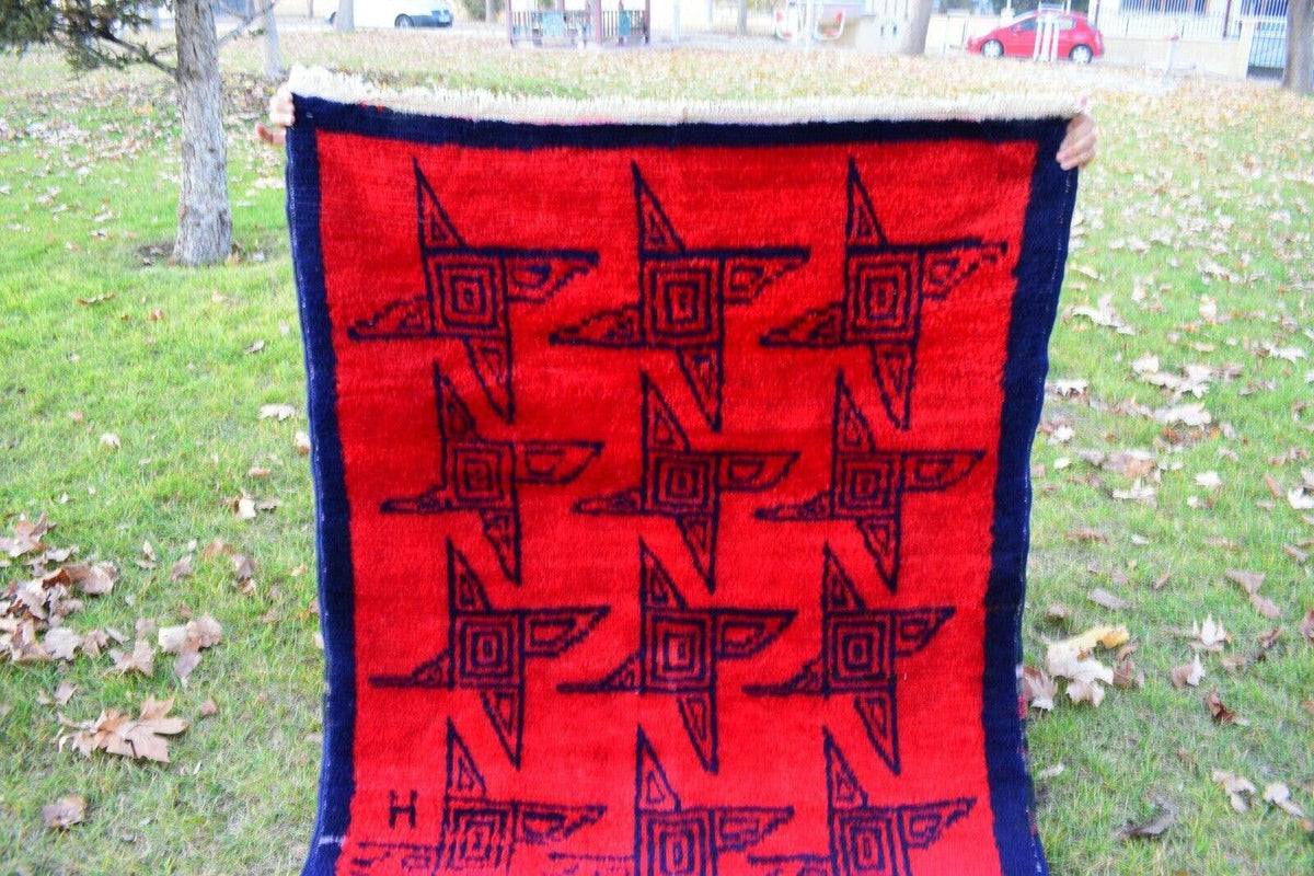 Vintage Türk Tulu Halı 114 x 182 cm